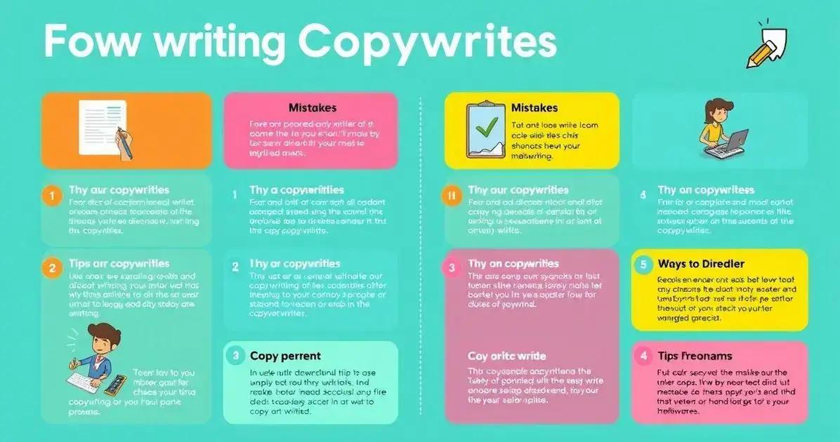 Erros Comuns que Sabotam o Copywriting e Como Evitá-los